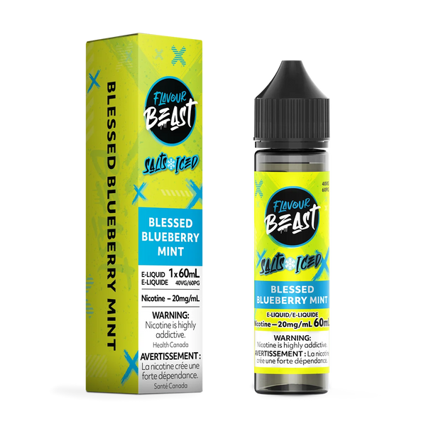 [S] Blessed Blueberry Mint Flavour Beast 20mg 60ml E-Liquid