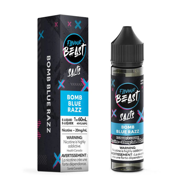 [S] Bomb Blue Razz Flavour Beast 20mg 60ml E-Liquid