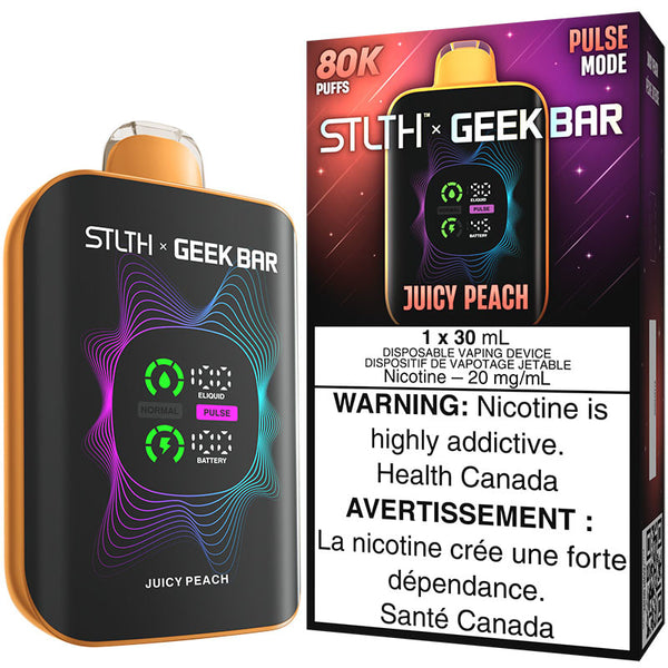 [S] Juicy Peach STLTHXGeekbar 80k 20mg 30ml