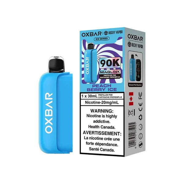 [S] Peach Berry Ice Oxbar Maglink pre-filled pods 90k 20mg 30mI