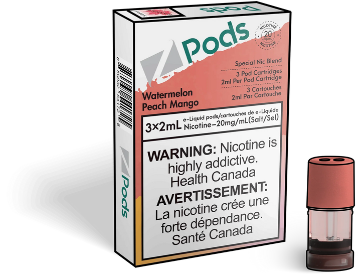 [S] Watermelon Peach Mango Zpod 20mg 3x2ml