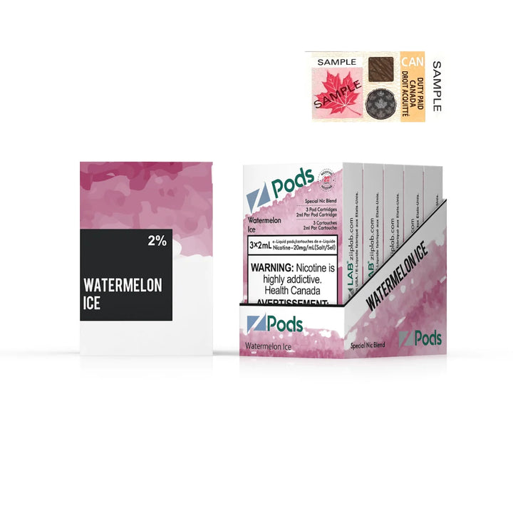 [S] Watermelon Ice Zpod 20mg 3x2ml