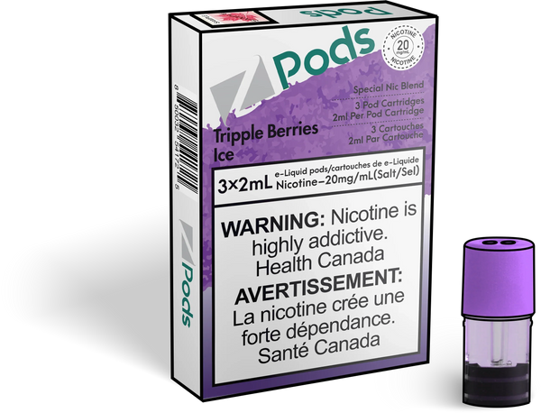 [S] Triple Berry Ice Zpod 20mg 3x2ml