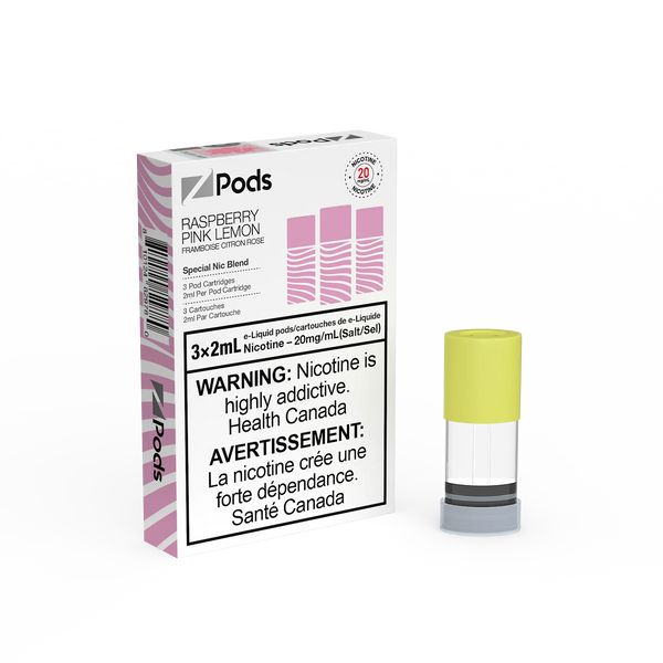 [S] Raspberry Pink Lemon Zpod 20mg 3x2ml