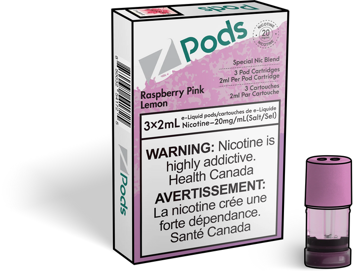 [S] Raspberry Peach Lemon Zpod 20mg 3x2ml