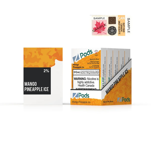 [S] Mango pineapple Ice Zpod 20mg 3x2ml