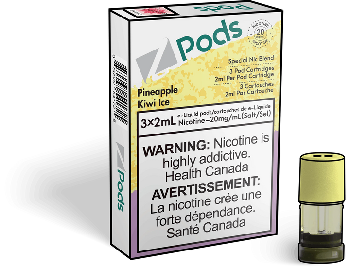 [S] Pineapple Kiwi Ice Zpod 20mg 3x2ml