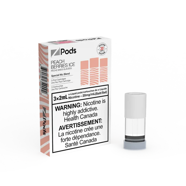 [S] Peach Berries Ice Zpod 20mg 3x2ml