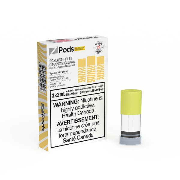 [S] Passion Fruit Orange Guava Zpod 20mg 3x2ml