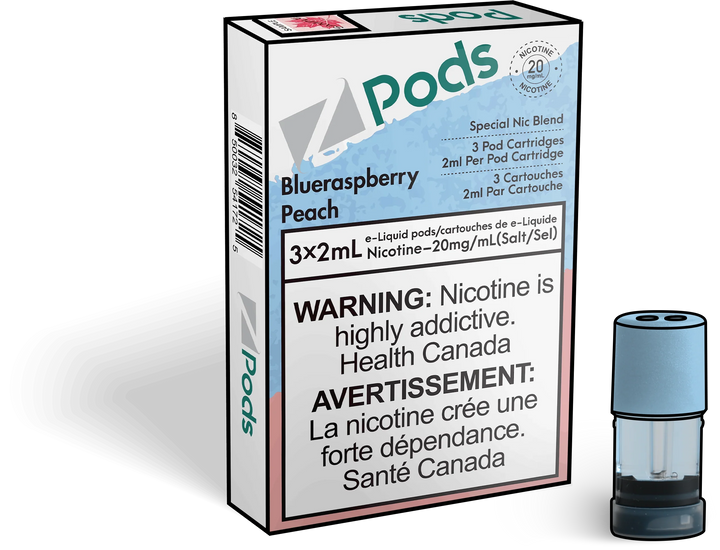 [S] Blue Raspberry Peach Zpod 20mg 3x2ml