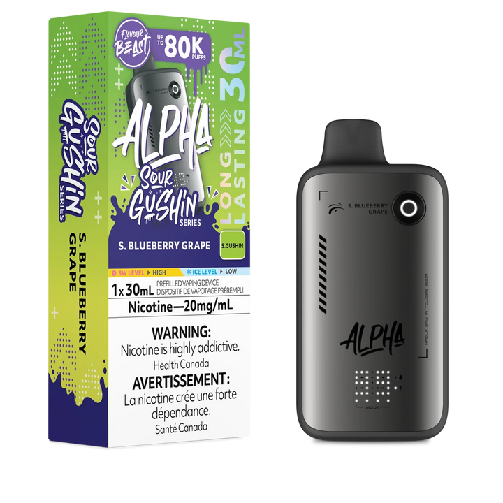 [S] S. Blueberry Grape Flavour Beast Alpha 80K 20mg 30ml