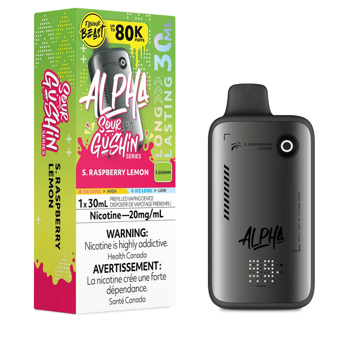 [S] S. Raspberry Lemon Flavour Beast Alpha 80K 20mg 30ml