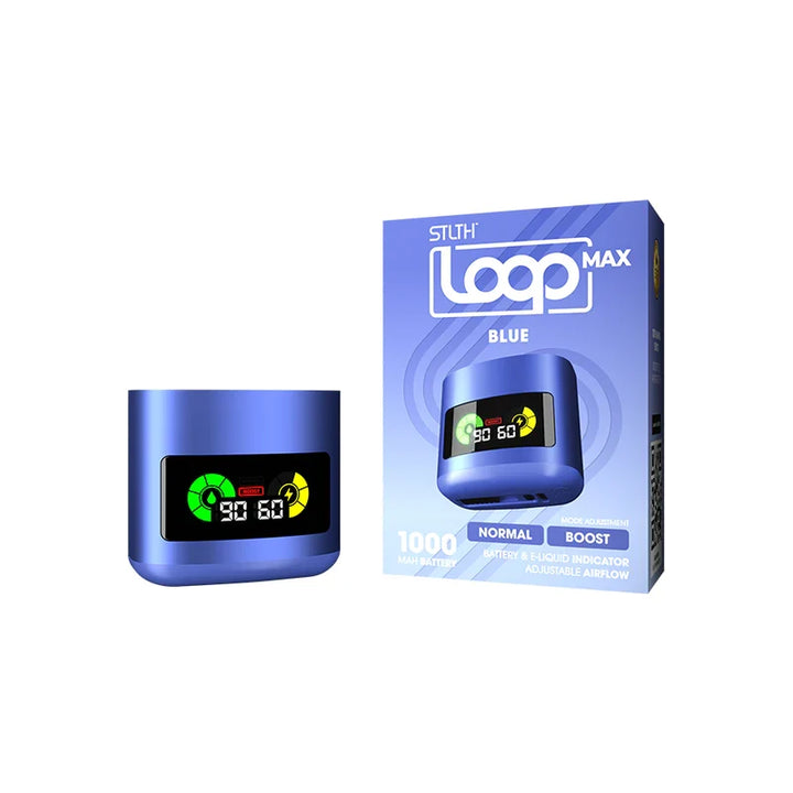 STLTH Loop Max closed pod device blue
