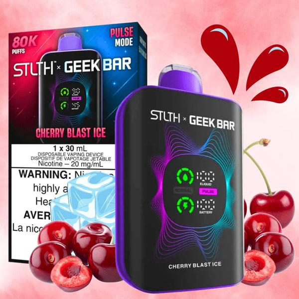 [S] Cherry Blast Ice STLTHXGeekbar 80k 20mg 30ml