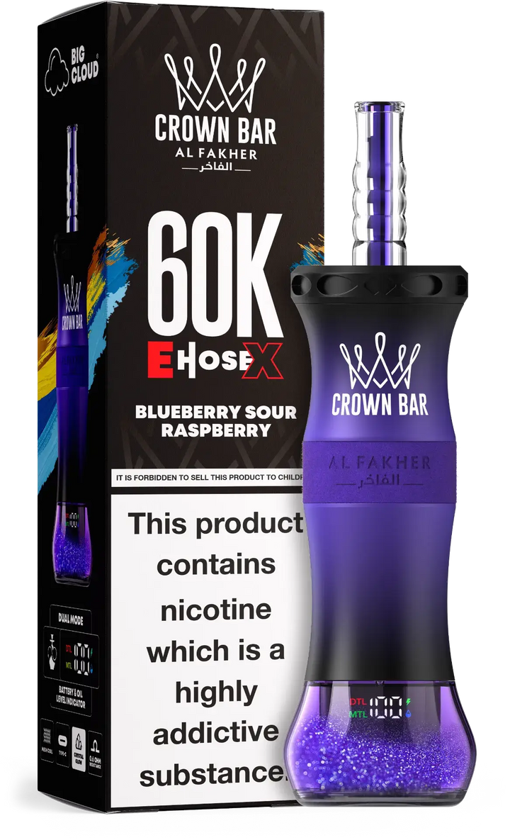 Blueberry Sour Raspberry Crown Bar Al Fakher 60k 6mg/50ml