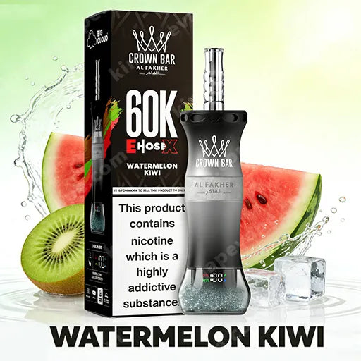 Watermelon Kiwi Crown Bar Al Fakher 60k 6mg/50ml