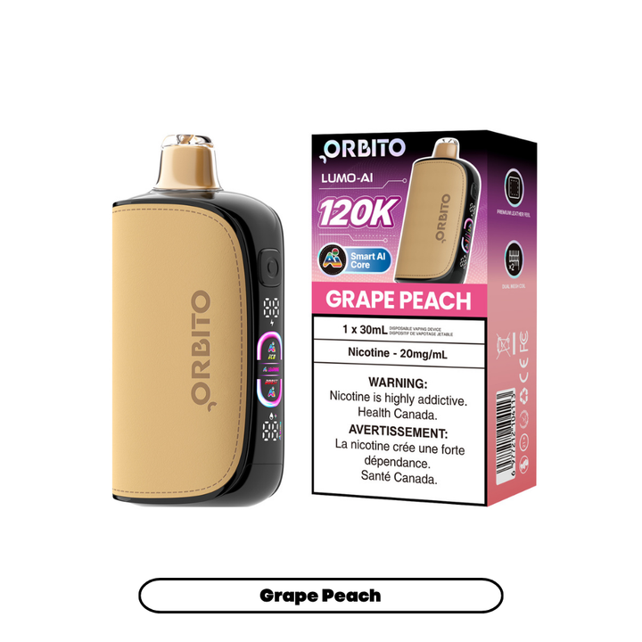 [S] Grape Peach 120k Orbito Lumo AI 20mg 30mI