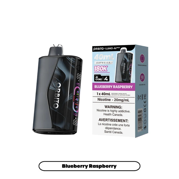[S] Blueberry Raspberry 180k Orbito Lumo AI Pro+20mg 40ml
