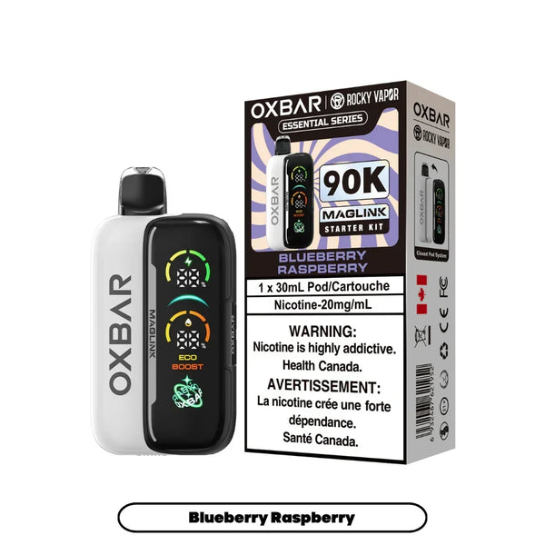 [S] Blueberry Raspberry Oxbar Starter kit 90k 20mg 30mI