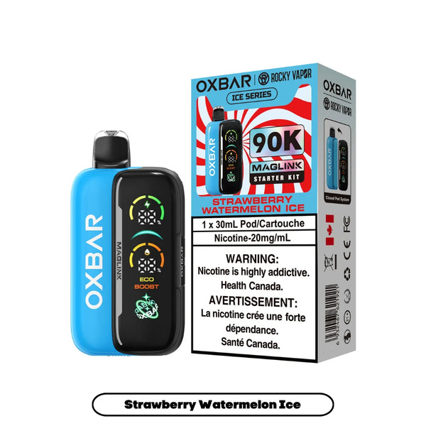 [S] Strawberry Watermelon Ice Oxbar Starter kit 90k 20mg 30mI