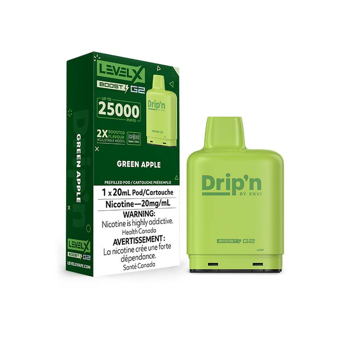 [S] Green apple dripn LevelX 25K (Without Battery)