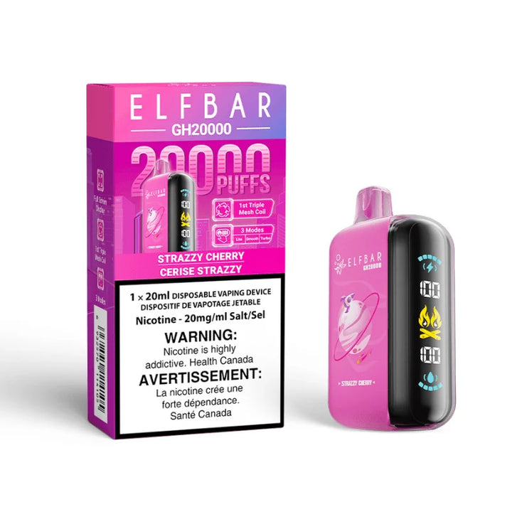 (S) STRAZZY CHERRY ELFBAR GH20000 20MG 1X20ML