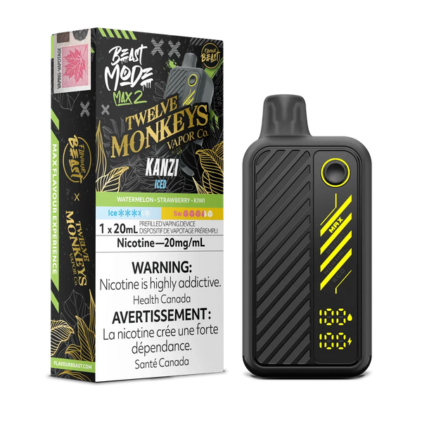 [S] Kanzi Iced Twelve Monkey’s Beast Mode Max 2 50K 20mg 20ml