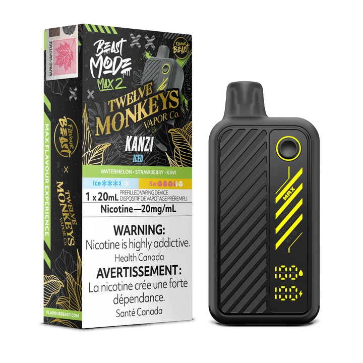 [S] Kanzi Iced Twelve Monkey’s Beast Mode Max 2 50K 20mg 20ml