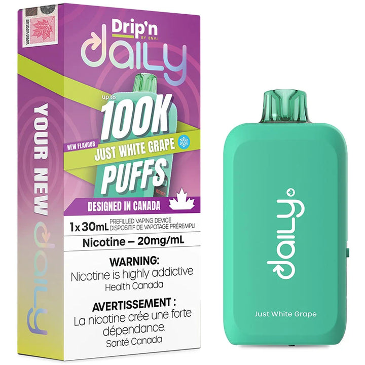 (O)Just White Grape Drip'n Daily 100K 20mg/ml 20ml