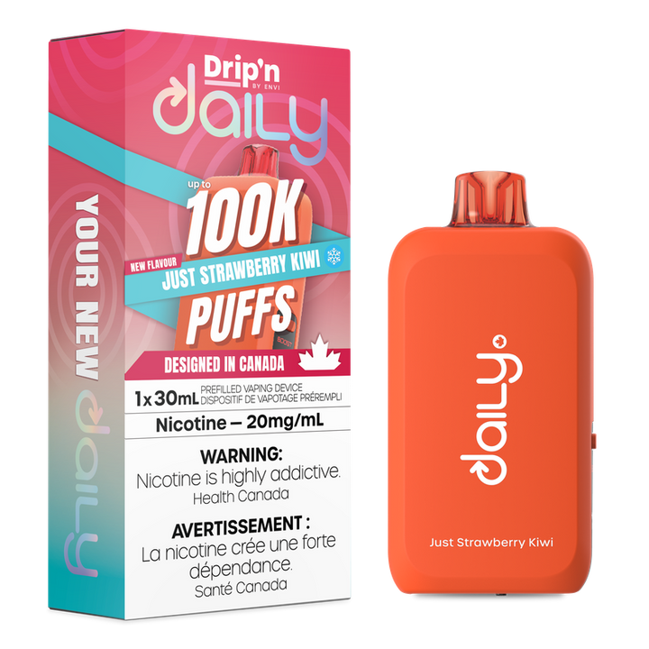 (O)Just Strawberry Kiwi Drip'n Daily 100K 20mg/ml 20ml