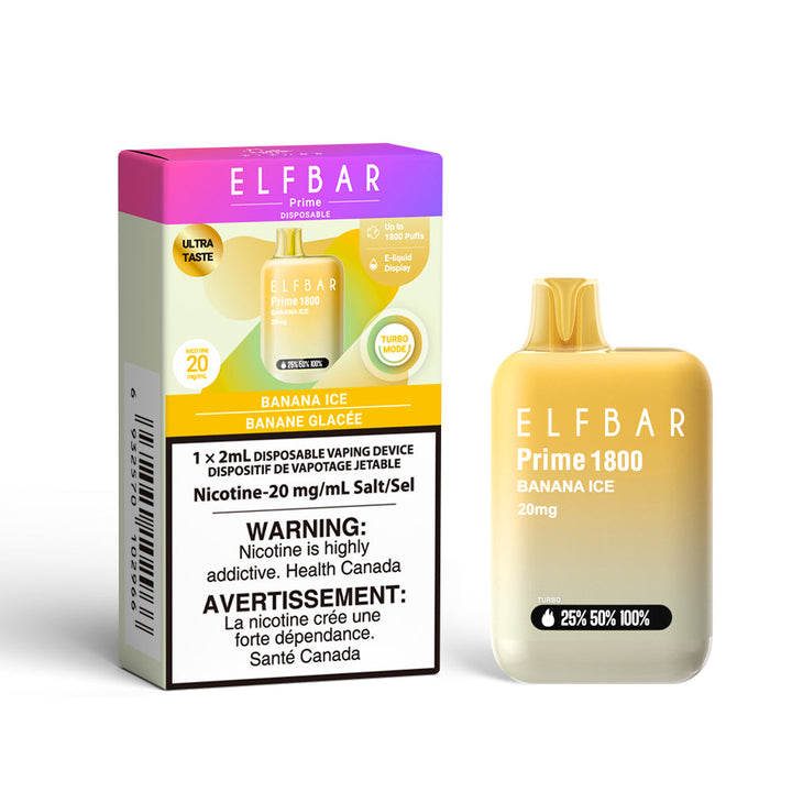 [S] Banana Ice Mint Elfbar Prime 1.8KO 20mg 1x2ml