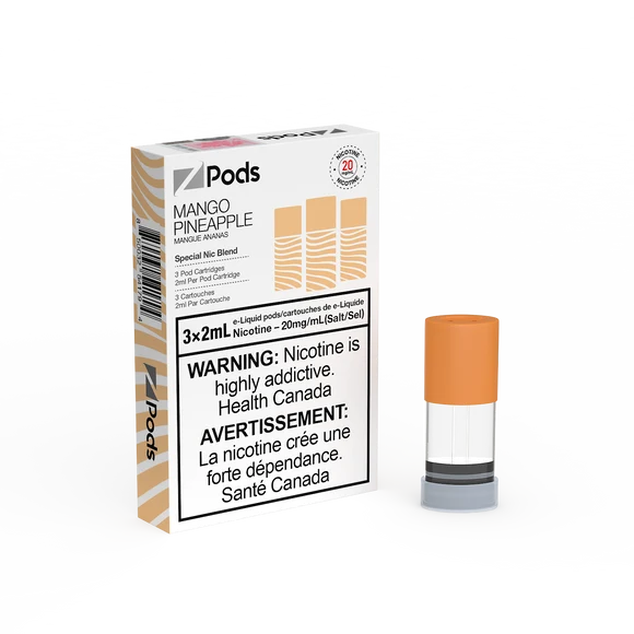 [S] Mango pineapple Zpod 20mg 3x2ml