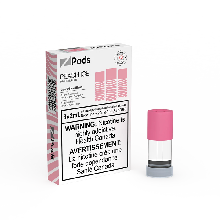 [S] Peach Ice Zpod 20mg 3x2ml