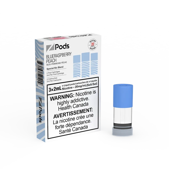 [S] Blue Raspberry Peach Zpod 20mg 3x2ml