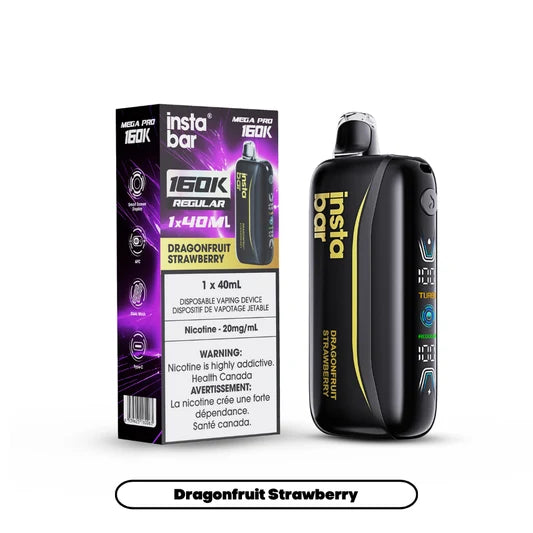 [S] Dragonfruit Strawberry Instabar Mega Pro 160K 20mg 40ml