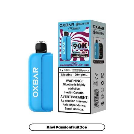 [S] Kiwi Passionfruit Ice Oxbar Maglink pre-filled pods 90k 20mg 30mI