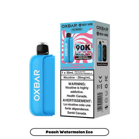 [S] Peach Watermelon Ice Oxbar Maglink pre-filled pods 90k 20mg 30mI