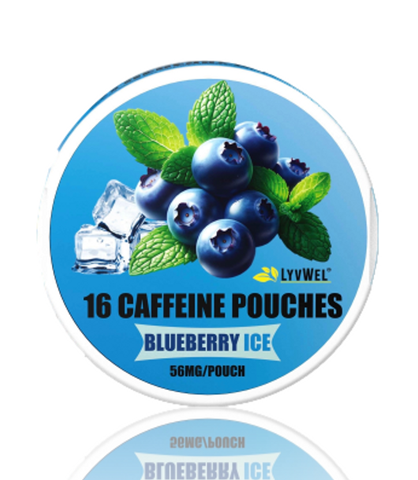 Blueberry Ice Coffee pouches 72mg LYVWEL