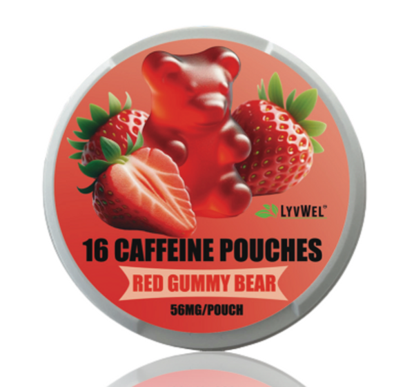 R ed G ummy B ear C offee p ouches 7 2mg L YVWEL
