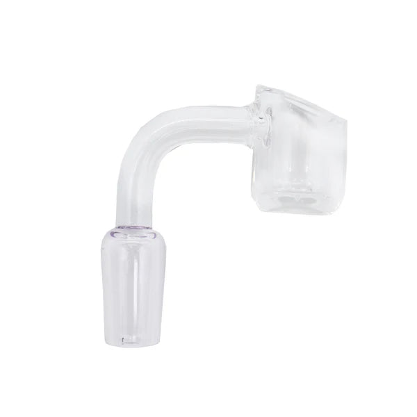 AC-PT-PT1138|Glass Part: 14mm 90° Non-Frosted Slanted Mouth, Clear