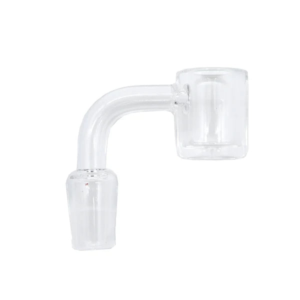 AC-PT-PT1139|Glass Part: 14mm 90° Non-Frosted Flat Mouth, Clear