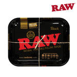 6424 RAW BLACK ROLLING TRAY LARGE SIZE