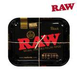 6424 RAW BLACK ROLLING TRAY LARGE SIZE
