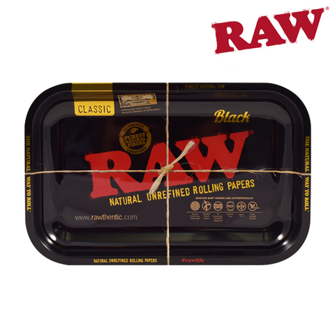 5748.4 RAW BLACK ROLLING TRAY SMALL SIZE
