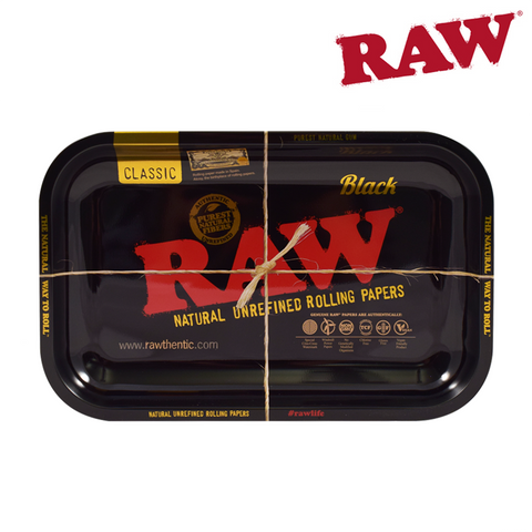 5748 RAW BLACK ROLLING TRAY SMALL SIZE