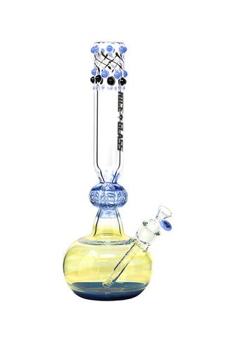 S396 17 inch Dotted and Fumed Round Base Beaker