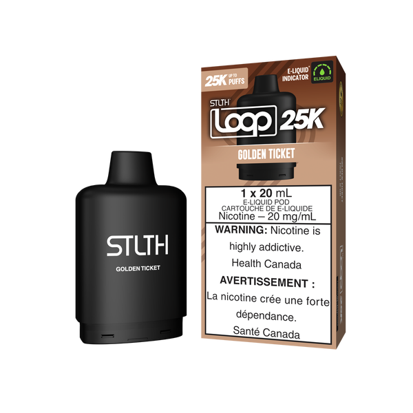 [S] Golden Ticket STLTH Loop 25k 20mg 20ml