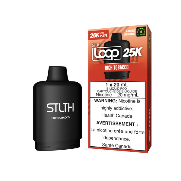 [S]Rich Tobacco STLTH loop 25k 20mg 20ml