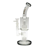1946| TP-GP-Gp1946 | 12 inch Infyniti Brand Water Pipe with Multi Barrel, Stemless Rig, Blue