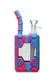 TX153| 7 inch Square Silicone Bubbler